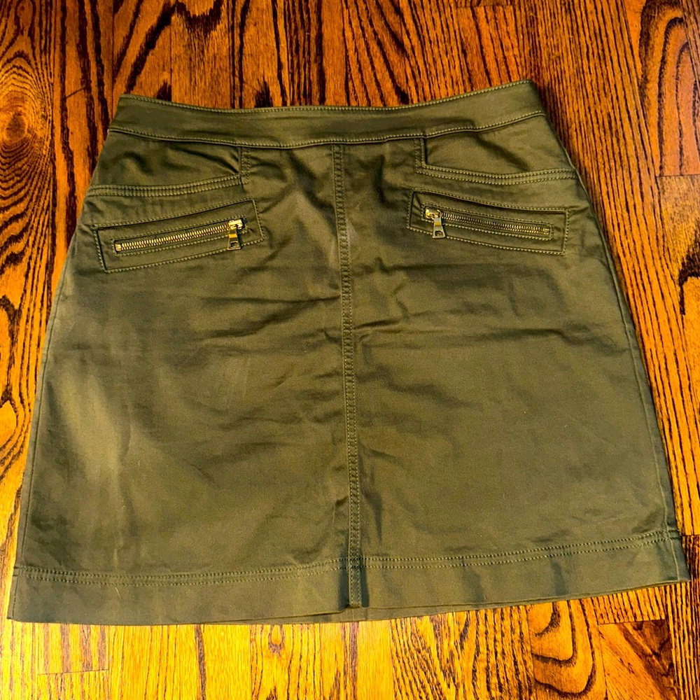The Loft Green Skirt - 8